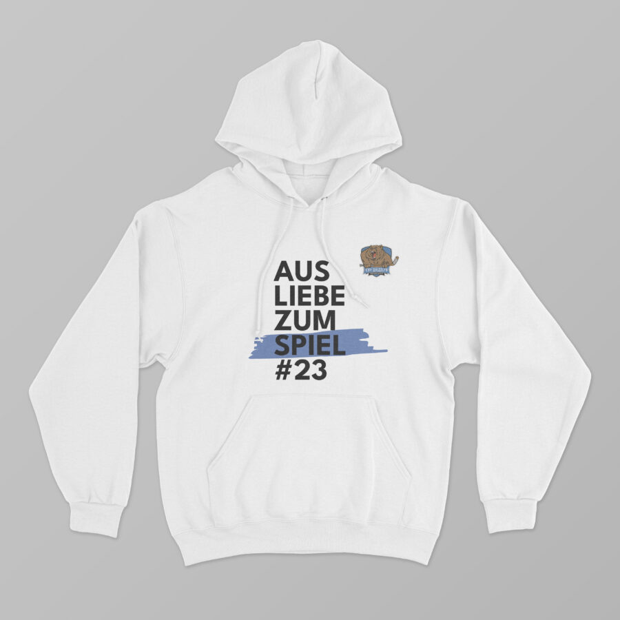 Aus Liebe zum Spiel – Unisex Hoodie ESV Grizzlys Bergkamen