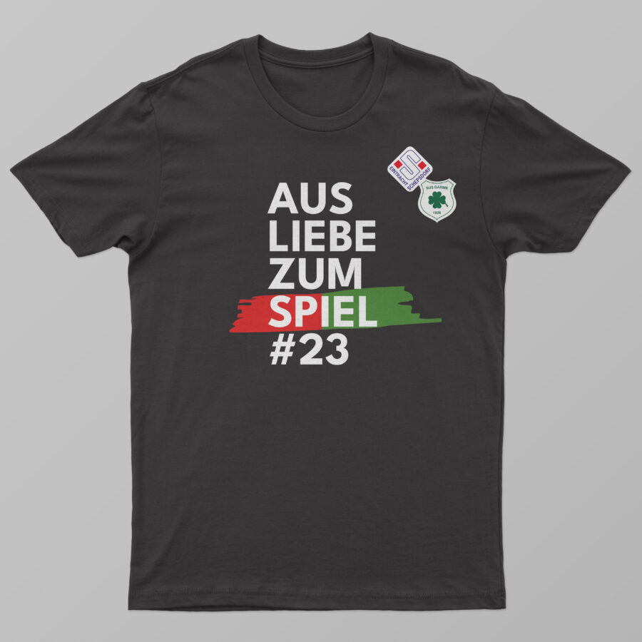 Aus Liebe zum Spiel – Tshirt JSG Darme/Schepsdorf